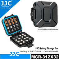 JJC Battery Storage Box Cell Coin Batteries Case Holds Up To 32 P312 / P10 / P13 Button Cell Batteri