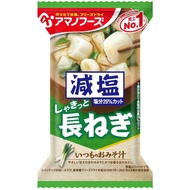 Asahi Group Food Amano Foods Low-Salt Miso Soup with Leeks x10 Bags