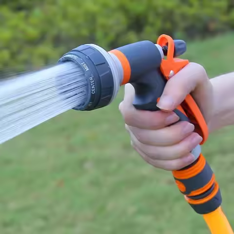 1/3/5pcs Practical 8 Modes Garden Washing Cleaner Adjustable Irrigation Watering Nozzle Watering Spr