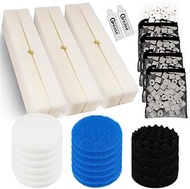 28 PCS Replacement Filter Media Kit Compatible with Fluval FX2/FX4/FX5/FX6 Aquarium Filters Include 