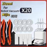 For Xiaomi Robot Vacuum Cleaner - X20 | C101 Spare Parts Main Brush Side Brush Hepa Filter Mop Cloth Spare Parts Accessories