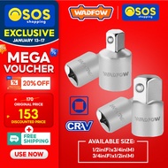 WADFOW Original Socket Adapter 1/2in(F) X 3/4in(M) | 3/4in(F) X 1/2in(M) WAD-HT •OSOS•