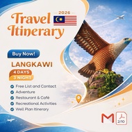 🔥 TJourney Travel Itinerary Plan Template to Langkawi Malaysia Full List Activity and Contact