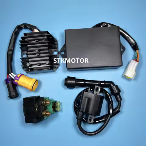 Voltage Regulator Rectifier Ignition Coil CDI Box and Relay Solenoid For JIANSHE 400CC ATV JS400 ATV