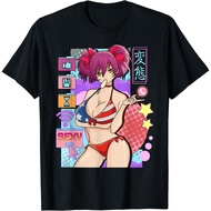 Sexy Anime Waifu Japanese Cosplay T-Shirt