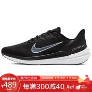 耐克NIKE男子跑步鞋全掌气垫WINFLO 9运动鞋DD6203-001黑色42码