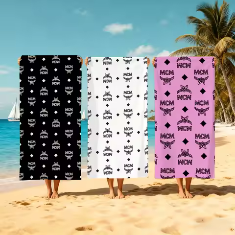 Cool Fashion M-M-MCM-ES Towel Large Quick-Drying Microfiber soft Beach Towel for Travel Fitness Saun