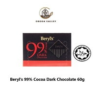 Beryl's 99% Cocoa Dark Chocolate 60g
