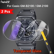 1/2/3/5Pcs For Caxio GM-B2100 GM-2100 GA-2100 Smart Watch 2.5D Slim Clear / Anti Purple Light 9H Tem