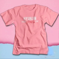 HYUNJIN STRAYKIDS MEMBER T-SHIRT Korean Music KPOP T-Shirt Premium Korean Style Distro T-Shirt/