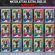 Match Attax Extra 2022/23: Custom Holographic Manager Cards