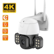 HO 4K Wifi Ptz กล้องวิดีโอกล้องวงจรปิด,กล้องวงจรปิดพร้อม Wifi ไร้สาย Ip กล้องวงจรปิดสำหรับบ้านกลางแจ้ง-กล้อง Ip-