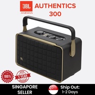 (SG) JBL Authentics 300 Home Wireless Speaker (Black) - Music Streaming Services Wi-Fi Bluetooth 5.3 Speakers