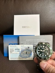 二手保固中 SEIKO 精工 Prospex 綠水鬼 潛水太陽能潛水錶