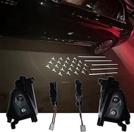 2pcs Set Side Mirror Custom Puddle logo Light Compatible with Benz C W206(2022-2026),GLC W254(2023-2