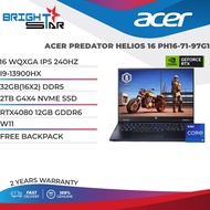 Acer Predator Helios 16 (16"/I9-13900HX/32GB DDR5/2TB) PH16-71-97G1