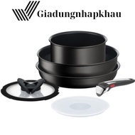Tefal Ingenio Resource 6 Dish Pan Set, Size 26+26+18cm, For Oven And All Types Of Stove, Giadungnhapkhau _68