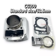 Motorcycle cylinder block set for CG200 63.5mm standard size