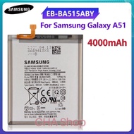 แบตเตอรี่ แท้ Samsung Galaxy A51 battery EB-BA515ABY 4000MAh แบต Samsung Galaxy A51 Model EB-BA515AB