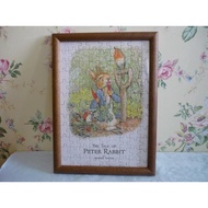 Beauty PETER RABBIT Puzzle 108 Pieces Finished Product With New Frame