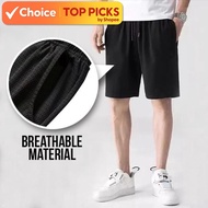 Sporty Men's Casual Jersey Shorts - Stylish, Comfortable, Perfect for Everyday Wear and Active Leisu