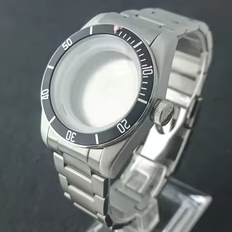 8215 Case Blue Luminous Watch Accessories Fits 8215 Movements Wristwatches Parts For man Mingzhu 281