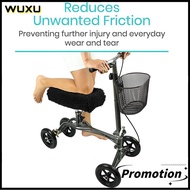 WUXU Comfortable Padded Accessories Knee Walker Pad Knee Scooters Cover Walker Foam Cushion Leg Cart Pad Scooter Pad Cover