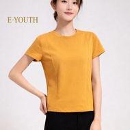 Eyouth 13111 Women Minimal Line Cotton Tee