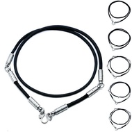 T Thailand Amulet Fiber Nylon Rope Amulet Necklace Leather Rope Three Hanging Chain Pure Copper Buck