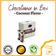 [Value Buy] Chocotainer Coconut Chocolate Energy Bar in Box | No Added Sugar Free Dark Chocolate Hal