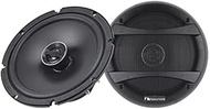 Nakamichi NSE1628 6.5-inches Car Stereo 2 Way Coaxial Speaker 250 Watts Peak Power 60-20kHz Frequency Response