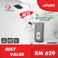 JOVEN Inverter DC Pump Instant Water Heater with Rainshower SC33iP(RS) DARK GREY