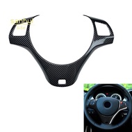 LHD Carbon Fiber Car Steering Wheel Trim for  3 Series E90 E92 E93 2005-2012 Car Steering Wheel Deco