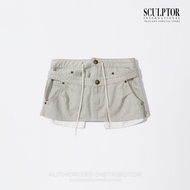 SCULPTOR® กระโปรงยีนส์ Apron Layered Mini Skirt