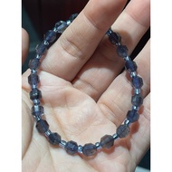 Bracelet iolite facet 5.5mmnatural