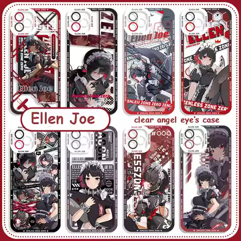 Zenless Zone Zero Ellen Joe Case For Samsung Galaxy S25 S24 S23 S22 Ultra Plus S23FE S24FE A55 A35 A