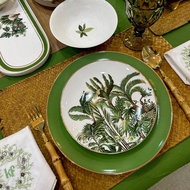KF Studio - Green Forest Set Plate (Set for 4 seater)