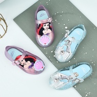 2022 new jelly shoes children's shoes children‘s Disney Princess Velcro single shoes