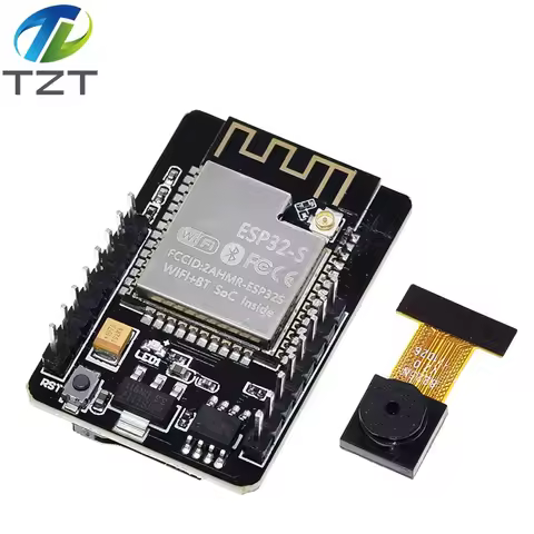 DIYTZT ESP32-CAM WiFi + Bluetooth Module Camera Module Development Board ESP32 with Camera Module OV