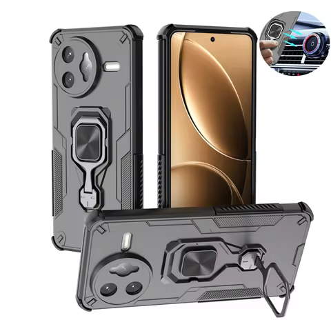 For POCO F7 Pro 5G Case Magnetic RIng Holder Shockproof Armor Phone Case For Xiaomi POCO F7 Pro F7Pr