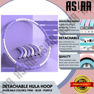 Asura Fitness Hula Hoop Adjustable Weight Detachable Portable Soft Hoops