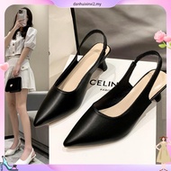 888 Shoes Ready Stockversatile French high-heel ed women sandals and slippers