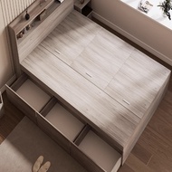 New Tatami Bed Frame With Large Storage and Drawer/ Large/Small/Extra Large Tatami Bed Frame（6 Stora