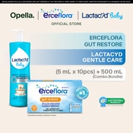 Erceflora Gut Restore Probiotic Supplement + Lactacyd Baby Gentle Care 500mL