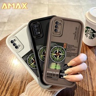 Fashion Brand Stone Island Label Phone Casing For OPPO Reno 2Z 2F / Reno5 5K / Reno6 / Reno7 / Reno8