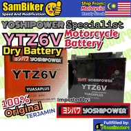 YTZ6V YTZ7S Bateri Motorsikal YOSHIPOWER BATTERY Kering YTZ6 YTZ7 YTZ7V RS150 RSX150 NMAX NVX 155 Be
