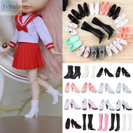 JVSUB 1/3 1/6Doll Shoes Plastic Female Foot Length 2cm Long Knees Boots