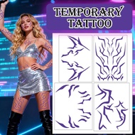 4-piece Kpop Devil Hunter Temporary Tattoo Set Rumi&jinu Role Halloween Simulation Saja Boys T6s0