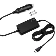 JUYOON 65W USB-C DC Travel Adapter Auto Car Charger for Dell Latitude 5420 3520 5520 5400 5401 9420 