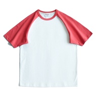 เสื้อยืดคอตตอนแบบ Ombre 3 เข็ม ใช้เส้นด้ายคู่ สำหรับชายและหญิง